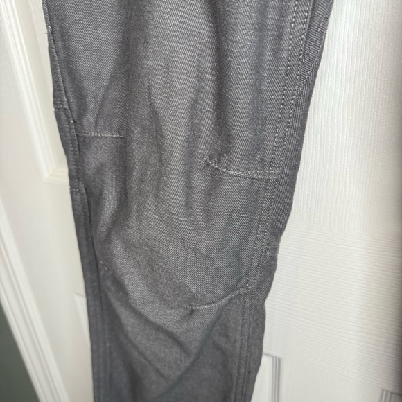 L.L. Bean Rare Mens Gray Canvas Heavy Duty Pants Style # 285620 Size 34L 32W GUC - Picture 2 of 8